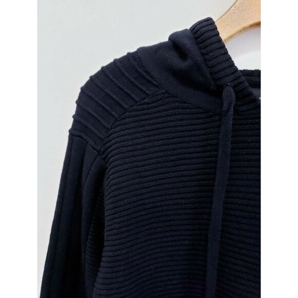 Xray Drawstring Hoodie 100% Cotton Pullover Sweater Black Long Sleeve Mens S NEW - Picture 6 of 9